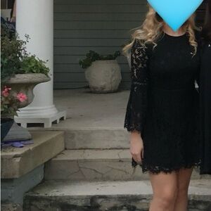 DO+BE Black Lace Cocktail Dress Size S